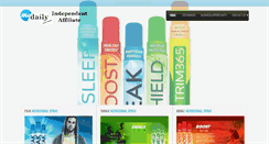 Desktop Screenshot of nutritionsprays.com