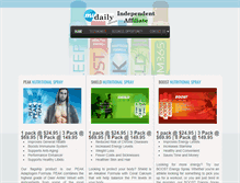 Tablet Screenshot of nutritionsprays.com